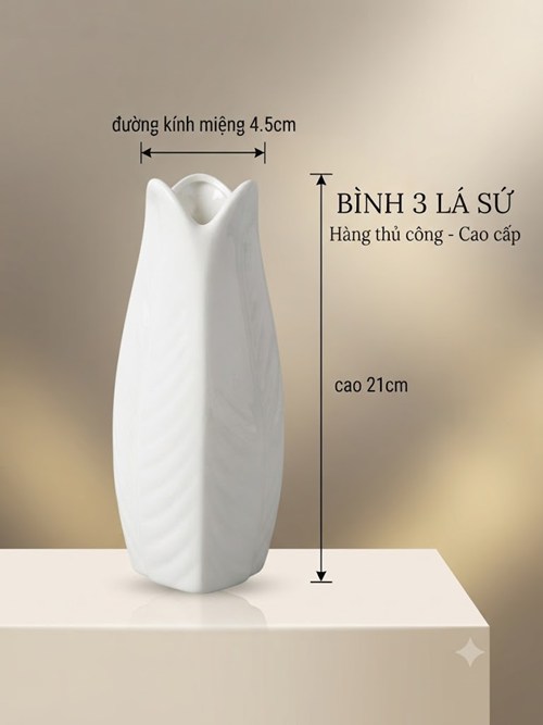 BÌNH 3 LÁ SỨ