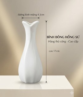 BÌNH BÔNG HỒNG SỨ