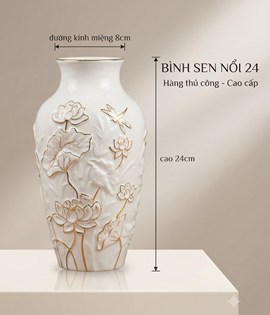 BÌNH BÔNG SEN NỔI 24 BCV