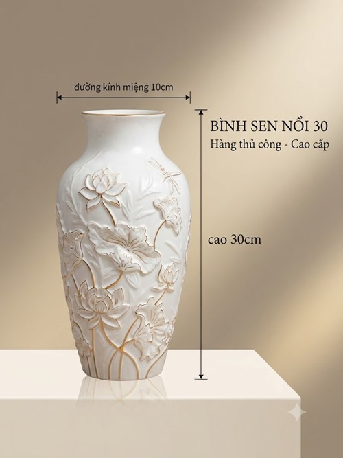 BÌNH BÔNG SEN NỔI 30 BCV