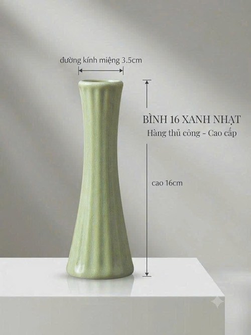 BÌNH BÔNG16 XANH BƠ