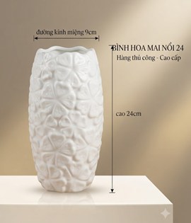 BÌNH HOA MAI NỔI 24