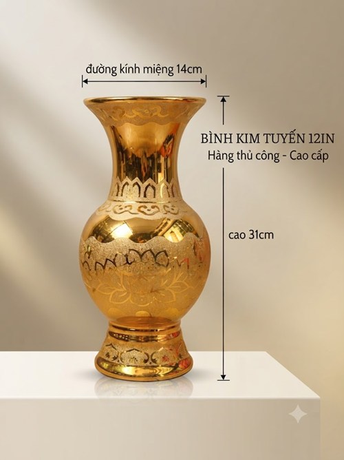 Bình kim tuyến 12IN