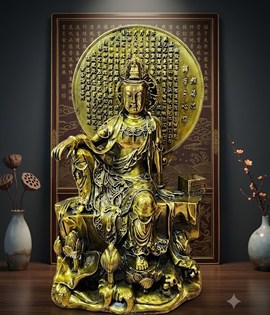 quan âm tự tại bài kinh 30cm