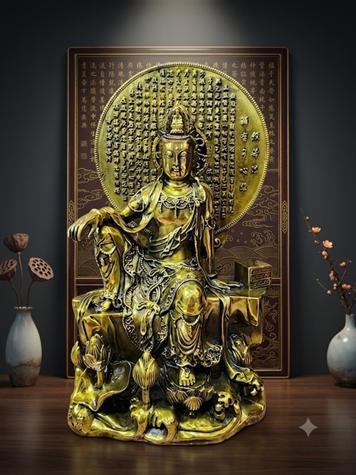 quan âm tự tại bài kinh 30cm