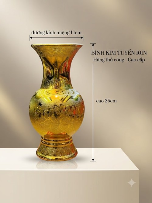 Bình kim tuyến 10IN