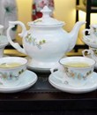 BỘ ẤM CHÉN MIỆNG LƯỢN SEN