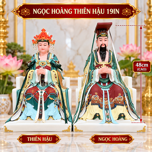 BỘ NGỌC HOÀNG THIÊN HẬU cao cấp 19in