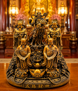 BỘ NGŨ LỘ THẦN TÀI ĐẾ LIỀN