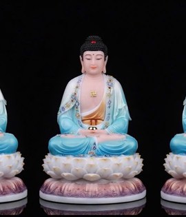 Bộ tam thế phật đá  SP040 30 XB