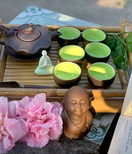 bộ trà sen vịt