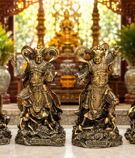 BỘ TỨ ĐẠI THIÊN VƯƠNG ĐẸP 40CM