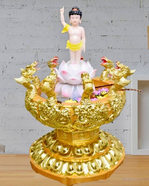 bồn tắm phật vàng 88cm