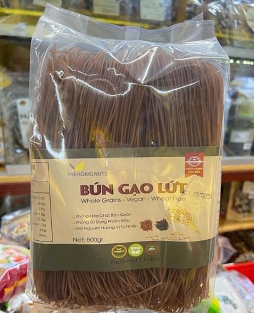 Bún gạo lứt đỏ 500g