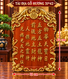Bv Tài Địa Gỗ Hương 31*42
