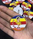 Cài Áo Phật Đản Cờ Tròn