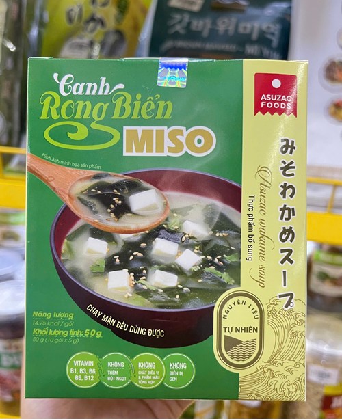 Canh rong biển miso