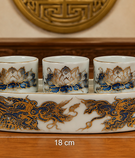 Kỷ 3 To Vàng Nổi Lam