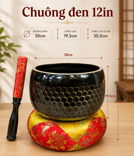Chuông Đen Đài Loan 12in