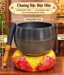 Chuông Đặc Biệt Đài Loan 10in