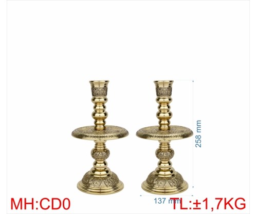 CHÂN ĐÈN CD0 - 25CM