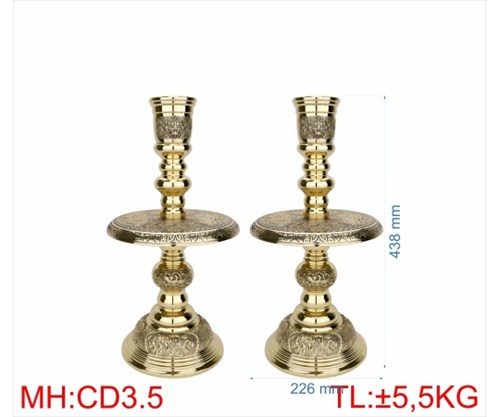 CHÂN ĐÈN CD3.5  - 44CM