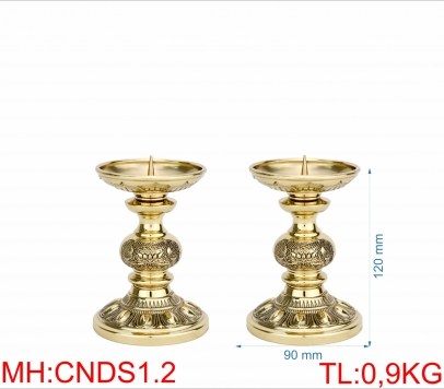 CHÂN NẾN ĐÀI SEN 12CM