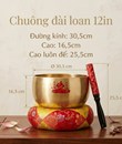 CHUÔNG ĐÀI LOAN VÀNG 12IN