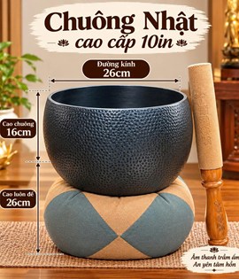 Chuông nhật cao cấp 10in