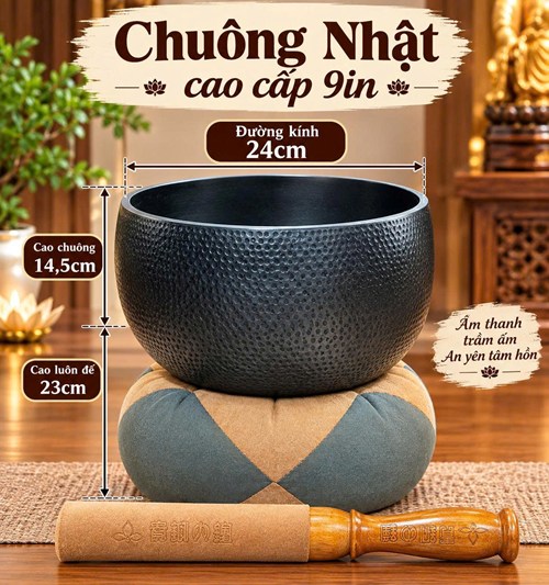 Chuông nhật cao cấp 9in