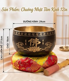 CHUÔNG NHẬT TÂM KINH 12IN