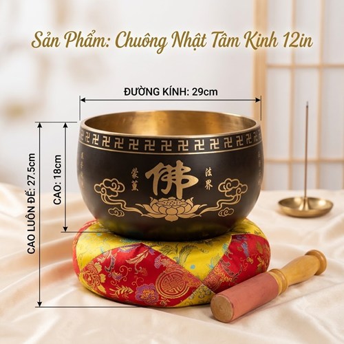 CHUÔNG NHẬT TÂM KINH 12IN