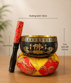 Chuông nhật tâm kinh 4in