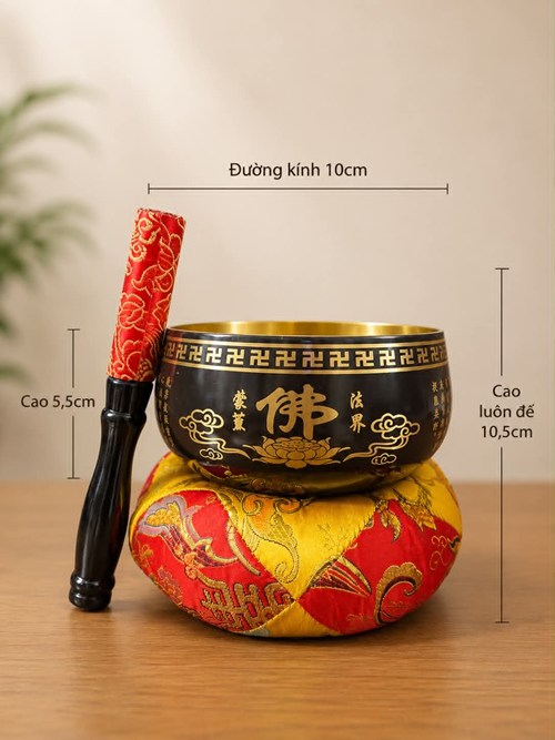 Chuông nhật tâm kinh 4in