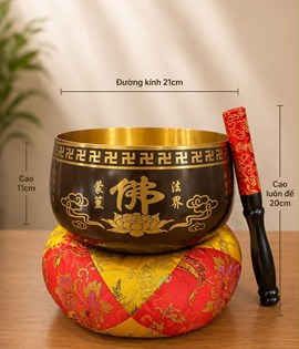 Chuông nhật tâm kinh 8in