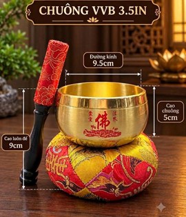 CHUÔNG VÀNG VIỀN BÓNG 3.5IN