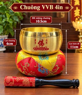 CHUÔNG VÀNG VIỀN BÓNG 4IN