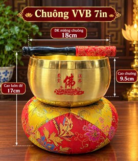 CHUÔNG VÀNG VIỀN BÓNG 7IN
