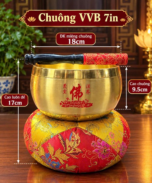 CHUÔNG VÀNG VIỀN BÓNG 7IN