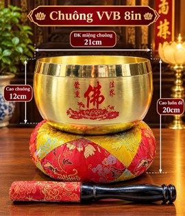 CHUÔNG VÀNG VIỀN BÓNG 8IN