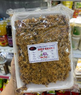 Cơm cháy gạo lứt tím than