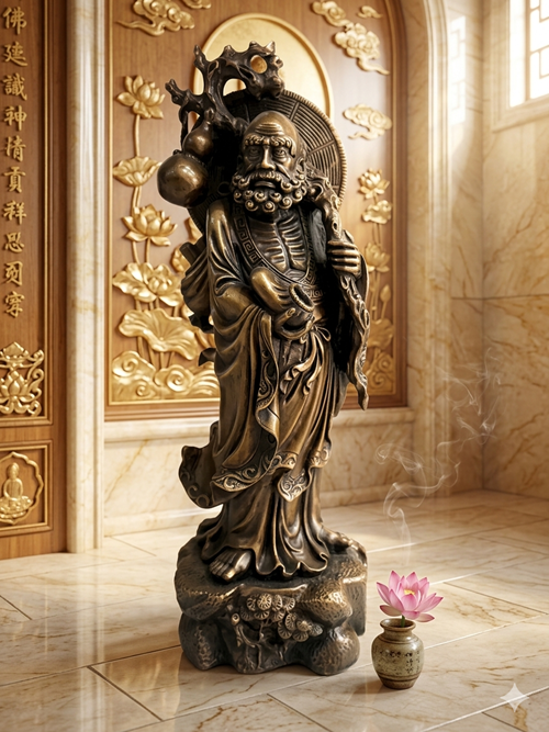 ĐẠT MA SƯ TỔ ĐỨNG 50CM
