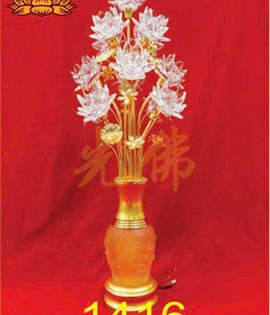 Đèn 13 bông pha lê 1416