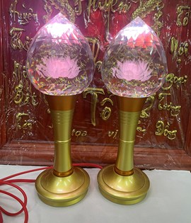 ĐÈN 1366 ĐÀO 25CM