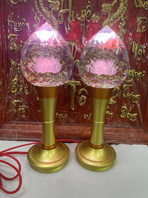 ĐÈN 1366 ĐÀO 25CM