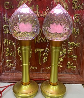 ĐÈN 1367 ĐÀO  33CM