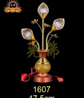 đèn 3 bông đào 1607