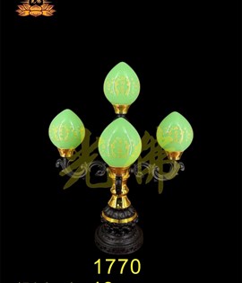 đèn 5 bông đào 1770 - 49cm