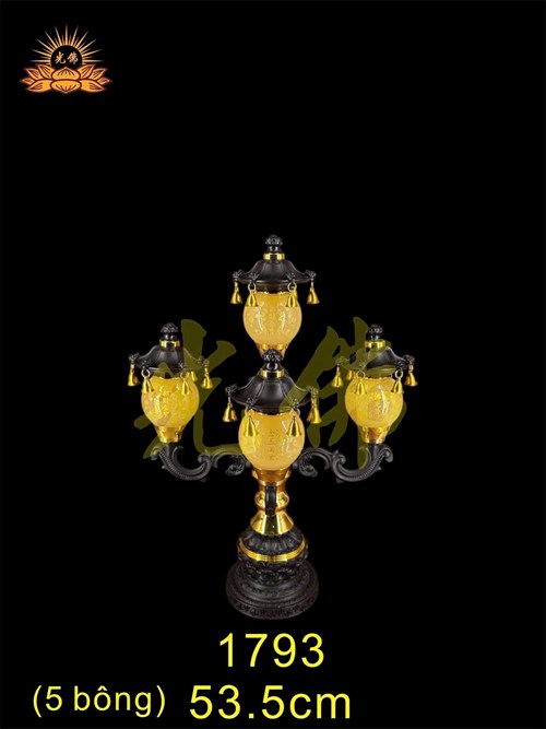 đèn 5 bông LL tròn 1793 - 53.5cm