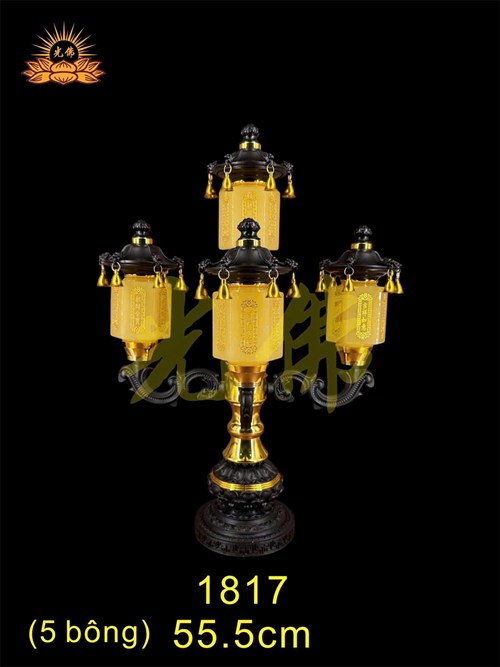 đèn 5 bông phú quý 1817 - 55.5cm